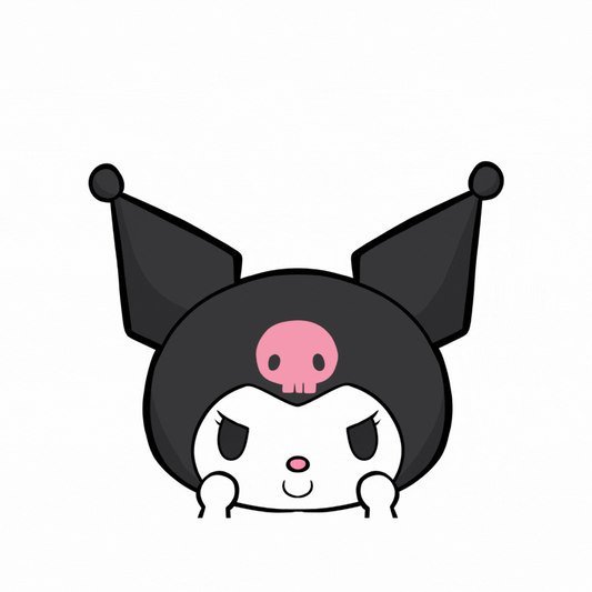 Evil Bunny Car Peeker Sticker