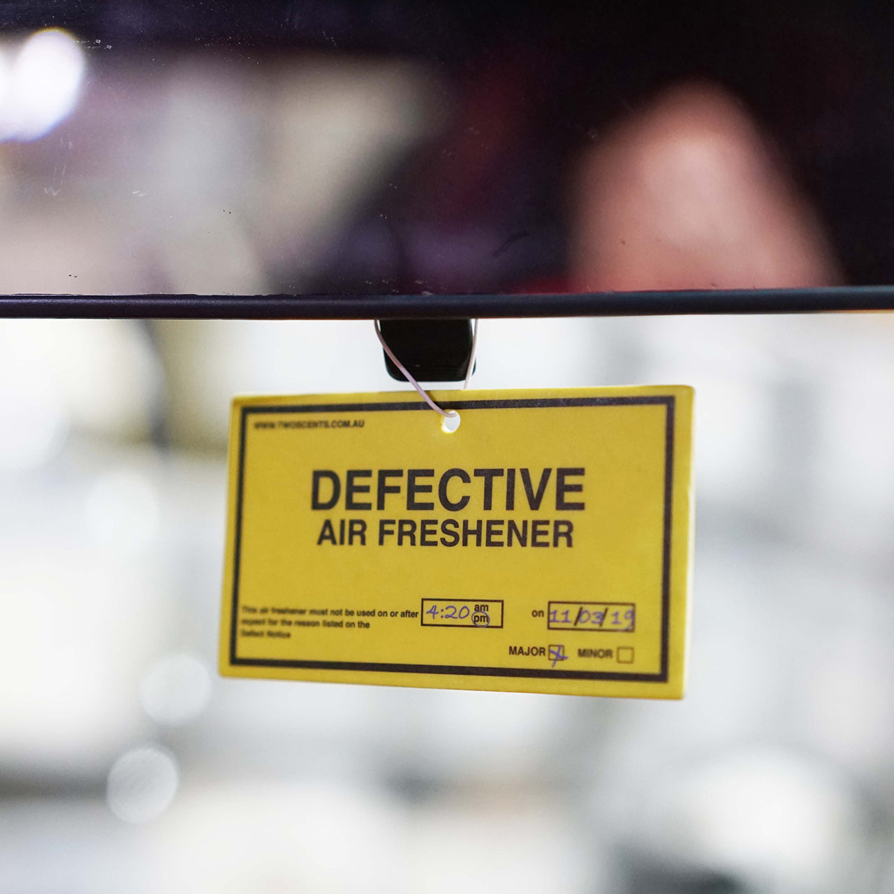 Defect Sticker Air Freshener