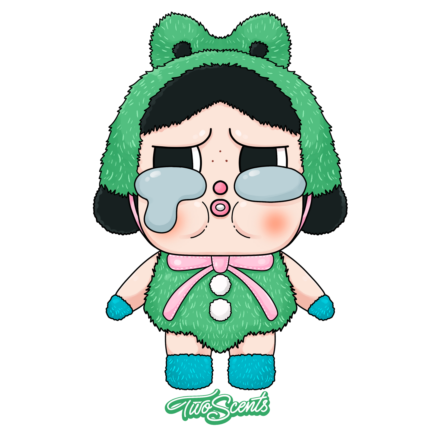 Cartoon Cry Frog Air Freshener